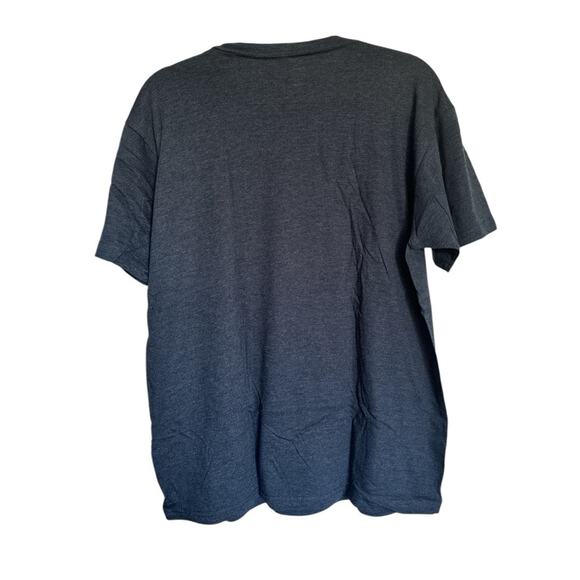 Disney Navy Blue Donald Duck This is My Happy Face Graphic T-Shirt NWOT Large - Picture 2 of 5